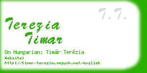 terezia timar business card